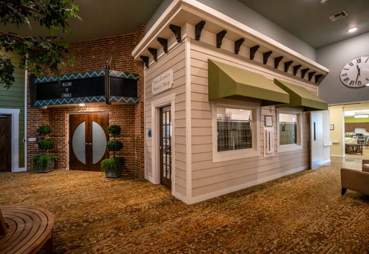 Main Street Inside a Memory Care in Abilene Texas Main Street Inside a Memory Care in Abilene Texas